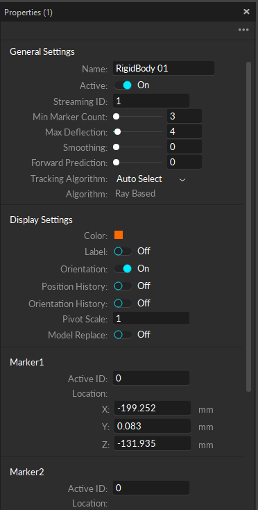  Rigid Body Properties